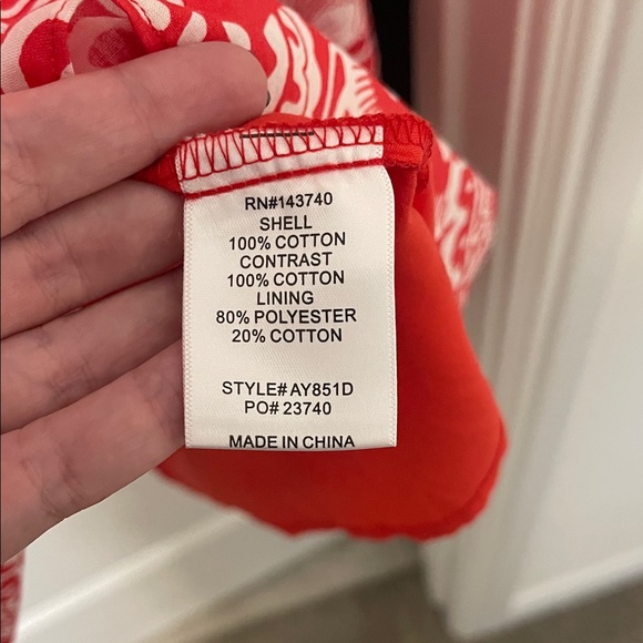 NWT! Tuckernuck/Hyacinth House and White Floral Midi Dress, Size Small - Picture 10 of 12